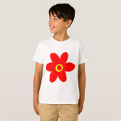 Big Red Flower T-shirt (Voorkant volledig)