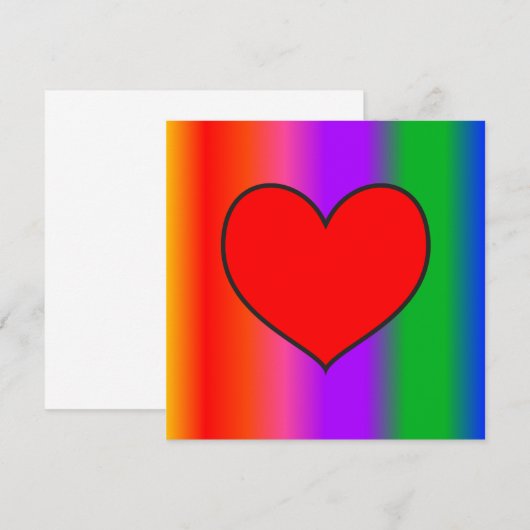 Big Red Heart (Voorkant / Achterkant)