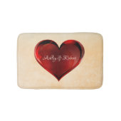 Big Red Heart Badmat (Voorkant)