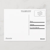 Big Red Heart Briefkaart (Achterkant)