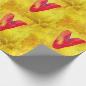 Big Red Heart Cadeaupapier (Hoek)