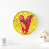 Big Red Heart Grote Klok (Huis)