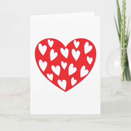 Big Red Heart Kaart (Voorkant)