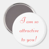 Big Red Heart Love Crush_So Attractive Magneet (Voorkant / Achterkant)