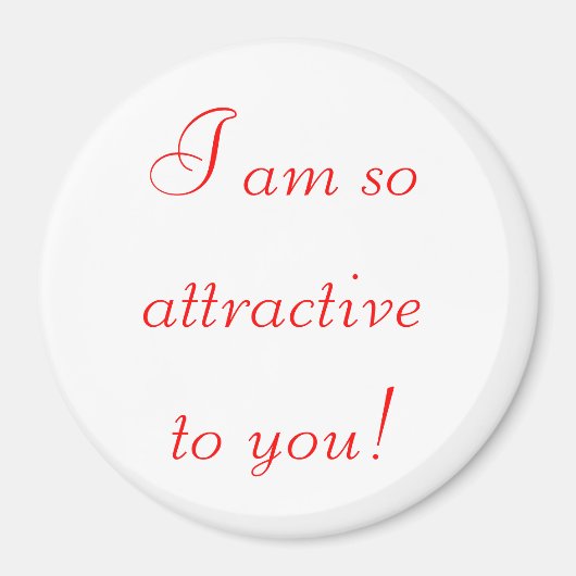 Big Red Heart Love Crush_So Attractive Magneet (Voorkant)