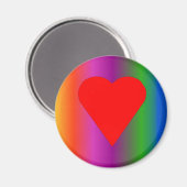 Big Red Heart Magneet (Voorkant / Achterkant)