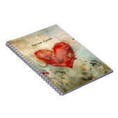 Big Red Heart Notitieboek (Rechterzijde)
