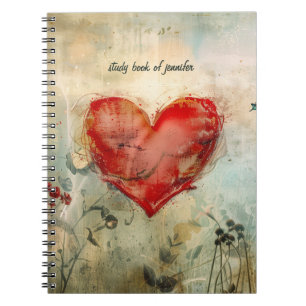 Big Red Heart Notitieboek