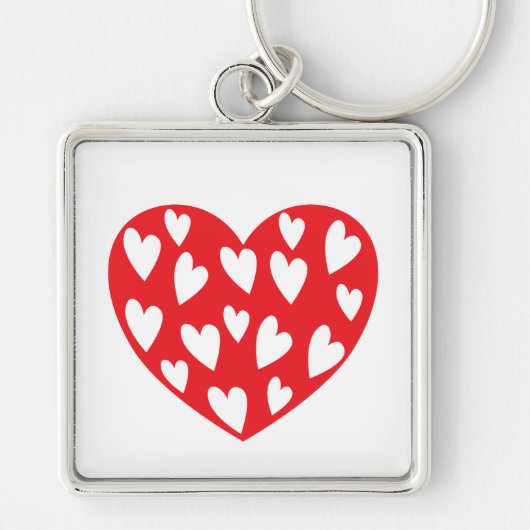 Big Red Heart Sleutelhanger (Voorkant)