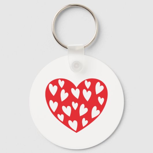 Big Red Heart Sleutelhanger (Voorkant)