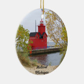 Big Red, Holland Michigan Keramisch Ornament (Rechts)