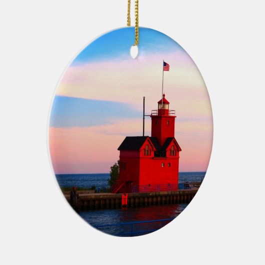 Big Red Keramisch Ornament (Rechts)