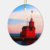 Big Red Keramisch Ornament (Links)