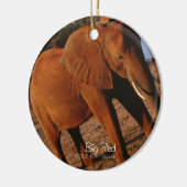 Big Red Keramisch Ornament (Links)