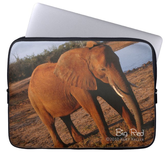 Big Red Laptop Sleeve (Voorkant)