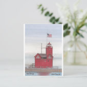 Big Red Lighthouse, Holland, Michigan Briefkaart (Staand voorkant)