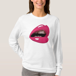 Big Red Lips Hoodie T-shirt