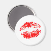 Big Red Lips Magneet (Voorkant / Achterkant)