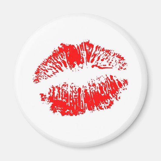 Big Red Lips Magneet (Voorkant)