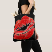 Big Red Lips Tote Bag (Dichtbij)