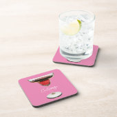 Big Red Margarita Cocktail Drink Thunder_Cove Bier Onderzetter (Rechterzijde)