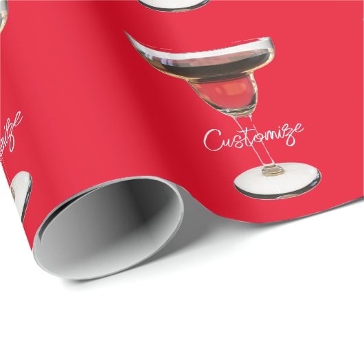 Big Red Margarita Cocktail Drink Thunder_Cove Cadeaupapier (Rol Hoek)