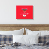 Big Red Margarita Cocktail Drink Thunder_Cove Canvas Afdruk (Insitu (Slaapkamer))