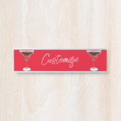 Big Red Margarita Cocktail Drink Thunder_Cove Deurbordje (Voorkant)