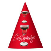 Big Red Margarita Cocktail Drink Thunder_Cove Feesthoedjes (Voorkant)