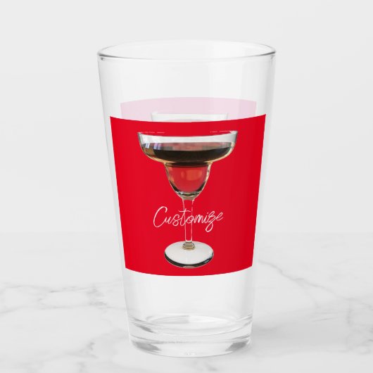 Big Red Margarita Cocktail Drink Thunder_Cove Glas (Voorkant)