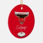 Big Red Margarita Cocktail Drink Thunder_Cove Keramisch Ornament (Rechts)