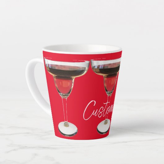 Big Red Margarita Cocktail Drink Thunder_Cove Latte Mok (Linkerhoek)