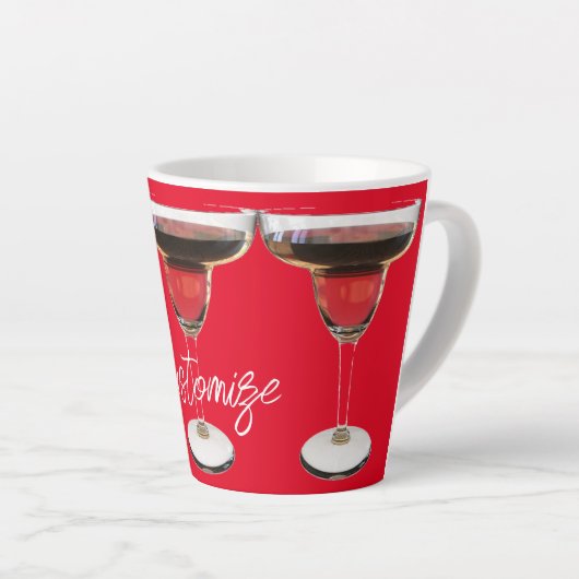 Big Red Margarita Cocktail Drink Thunder_Cove Latte Mok (Rechterhoek)