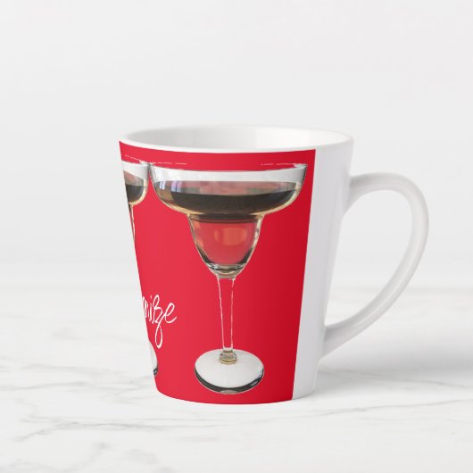 Big Red Margarita Cocktail Drink Thunder_Cove Latte Mok (Rechts)