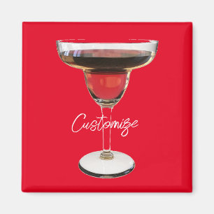 Big Red Margarita Cocktail Drink Thunder_Cove Magneet