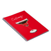 Big Red Margarita Cocktail Drink Thunder_Cove Notitieboek (Rechterzijde)