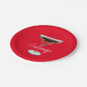 Big Red Margarita Cocktail Drink Thunder_Cove Papieren Bordje (Gekanteld)