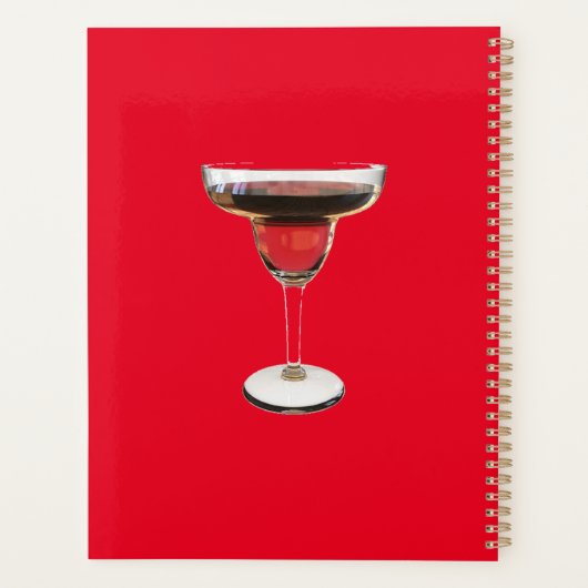 Big Red Margarita Cocktail Drink Thunder_Cove Planner (Achterkant)