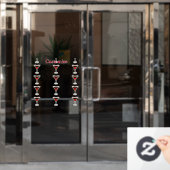 Big Red Margarita Cocktail Drink Thunder_Cove Raamsticker (Kantoordeur)