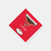 Big Red Margarita Cocktail Drink Thunder_Cove Servet (Hoek)