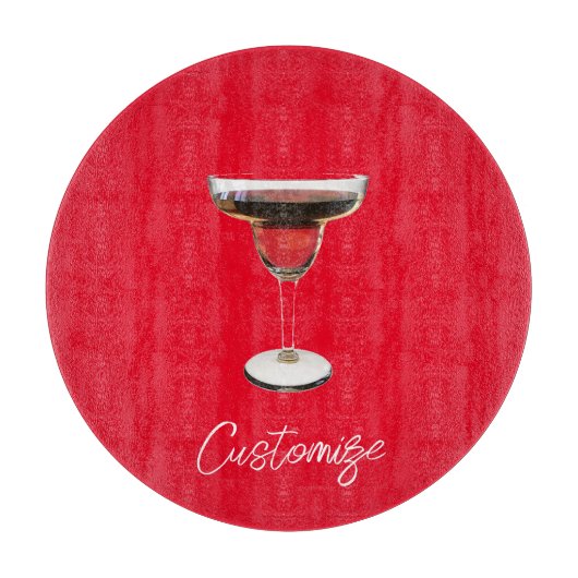 Big Red Margarita Cocktail Drink Thunder_Cove Snijplank (Voorkant)