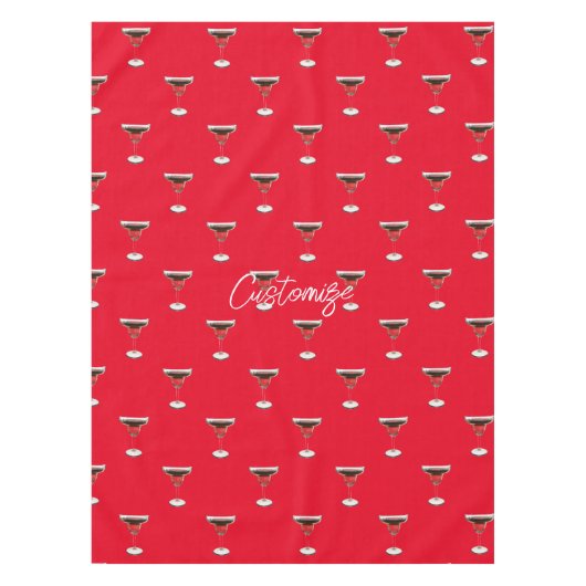 Big Red Margarita Cocktail Drink Thunder_Cove Tafelkleed (Voorkant)
