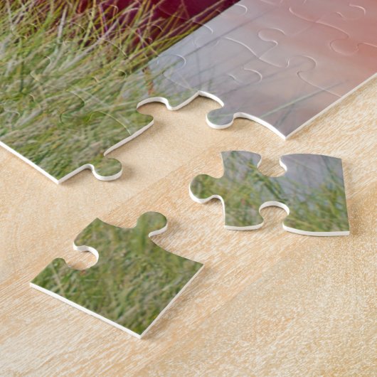 Big Red Michigan Lighthouse Legpuzzel (Zijkant)