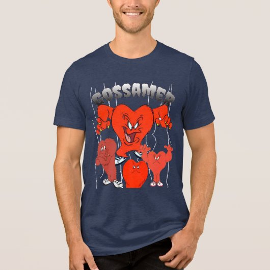Big Red Monster Tri-Blend Shirt (Voorkant)