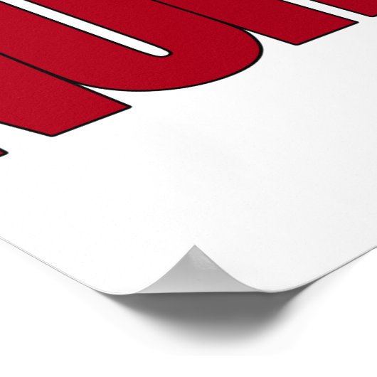 BIG RED NURSE POSTER (Hoek)