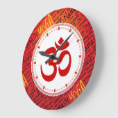 Big Red Om - vergeet hoe laat het is Yoga Grote Klok (Hoek)