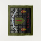 "Big Red One" 1e Infanteriedivisie Wandkleed (Voorkant)