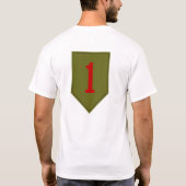 Big Red One, 1st ID-patch T-shirt (Achterkant)