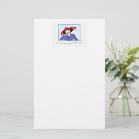 Big Red Pet Stationery Briefpapier (Staand voorkant)