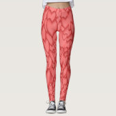 Big RED & PINK Hearts! JONGE PANTS Complimenteren  Leggings (Voorkant)